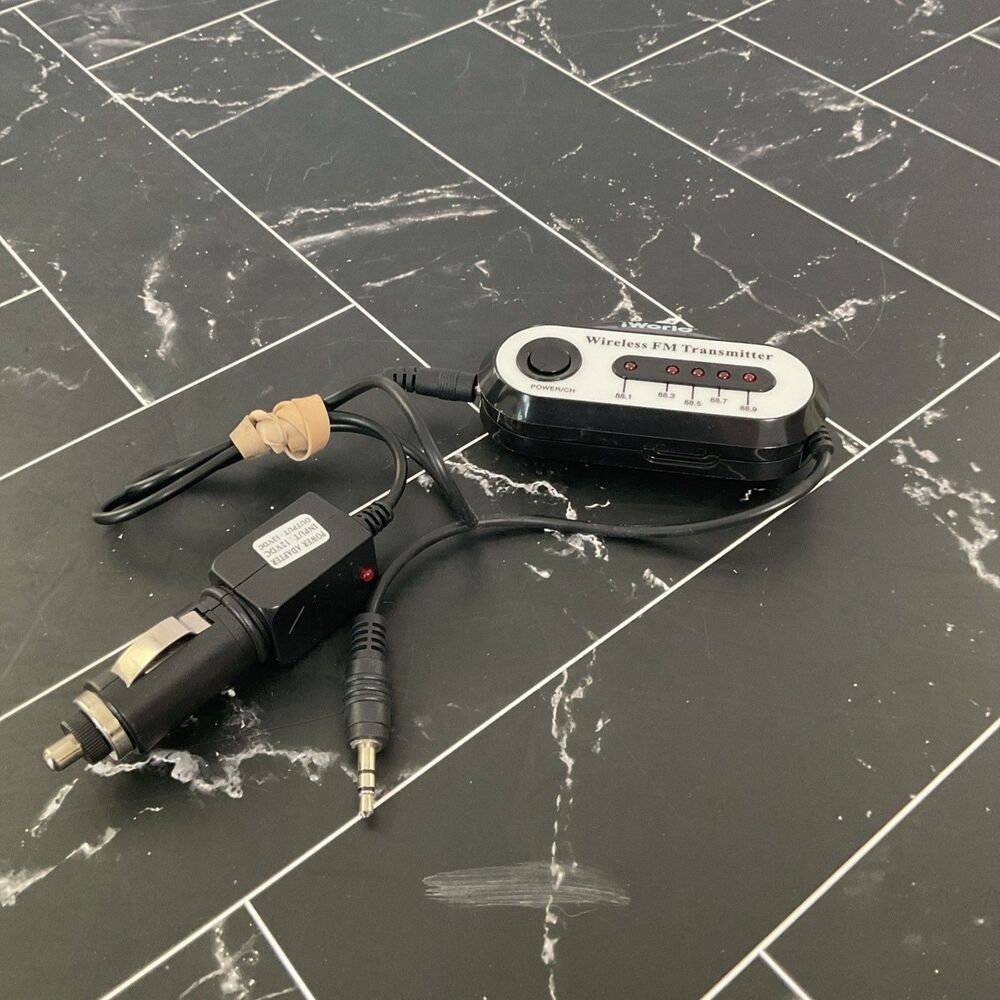 Prime Audio Wireless FM Transmitter Car Stereo Music For iPhone Android